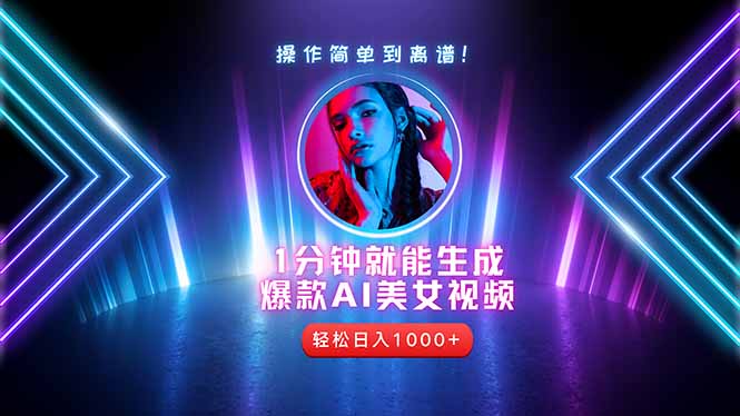 2025年最强副业：用AI做短视频，从零开始打造爆款账号！星浩好项目网-专注分享网络创业项目落地实操课程 – 全网首发_高质量创业项目输出星浩好项目网